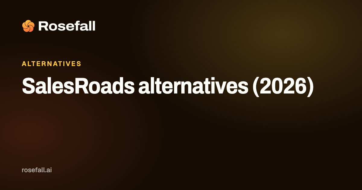 SalesRoads alternatives (2026)